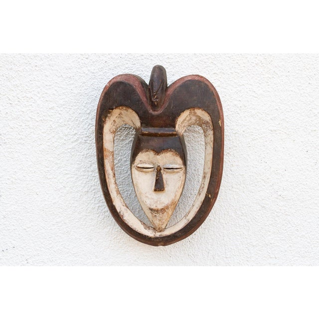 African Kwele Mask, Eyes of the Night For Sale - Image 3 of 8