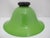 Glass Donald Carlson Apple Green Large Studio Art Glass Fluted Footed Bowl For Sale - Image 7 of 9