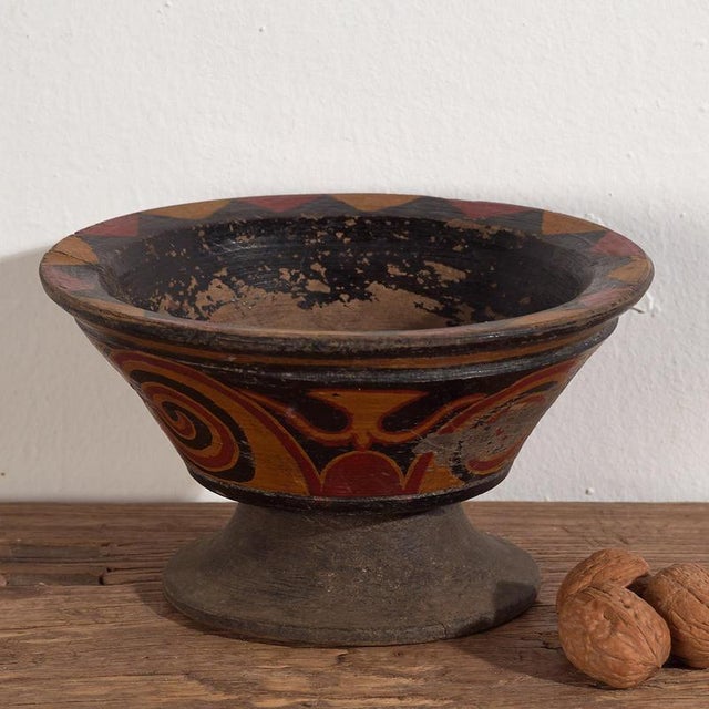 Wood Primitive Ceremonial Bowl, 1900s For Sale - Image 7 of 8