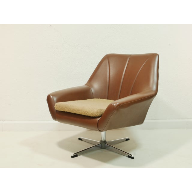 Mid-Century Swivel Chair, 1970s For Sale - Image 12 of 12