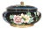 Large Cloisonné Lidded Floral Bowl For Sale