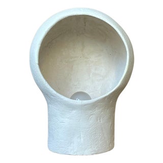 Nuvole 2 White Stoneware Lamp by Renzo Maar For Sale