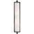 Calliope Tall Bath Light in Bronze with White Glass Designer: Thomas O'Brien Height: 20.5" Extension: 4" Backplate: 3.5" x...