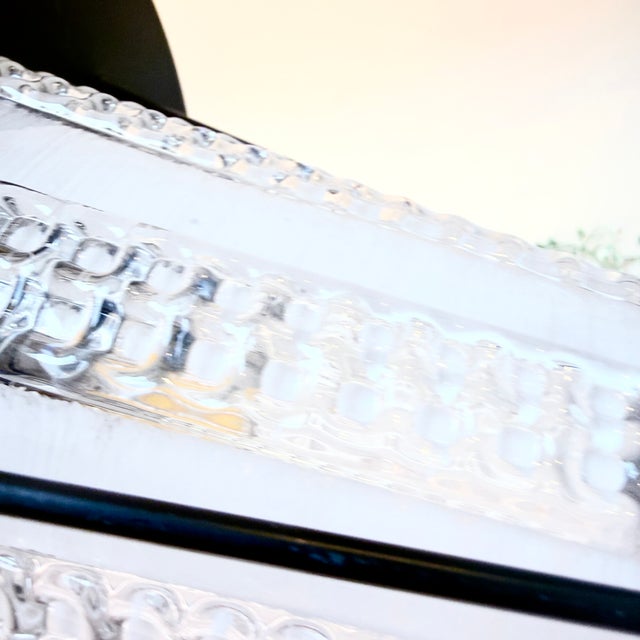 Mid-Century Modern Mid-Century Modern Pendant Lamp in Glass and Metal, 1970s For Sale - Image 3 of 13