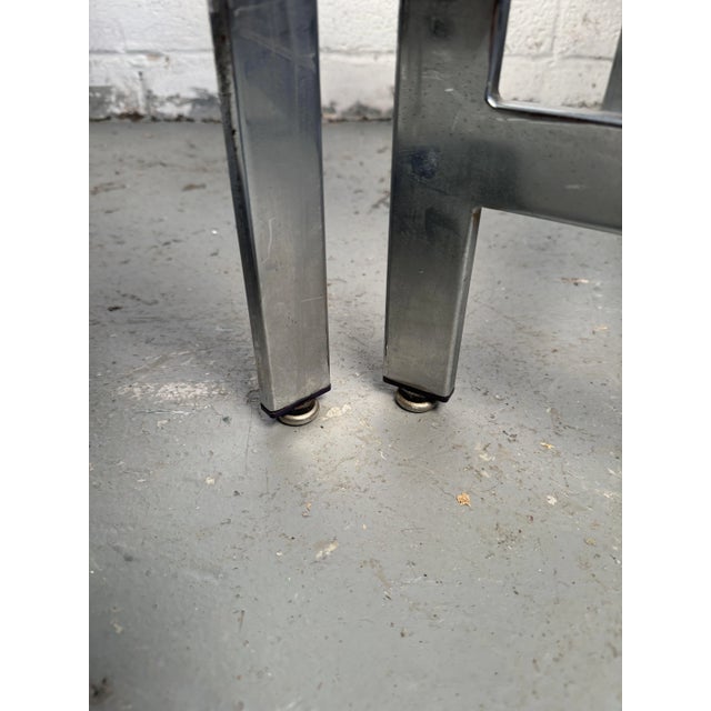 Mid 20th Century Milo Baughman for Thayer Coggin Chrome Flat Bar Lounge Chairs - Set of 2 For Sale - Image 11 of 11