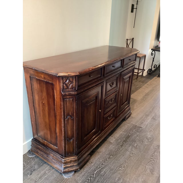 Heirloom Quality Vintage Hardwood Sideboard For Sale - Image 10 of 12