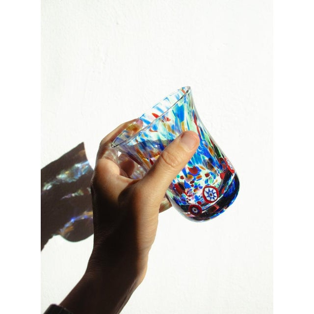 Blue Glasses by Mariana Iskra for Ribes, 2010, Set of 6 For Sale - Image 8 of 18