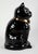 Mid-Century Modern Midcentury French Glazed Ceramic Black Cat For Sale - Image 3 of 11