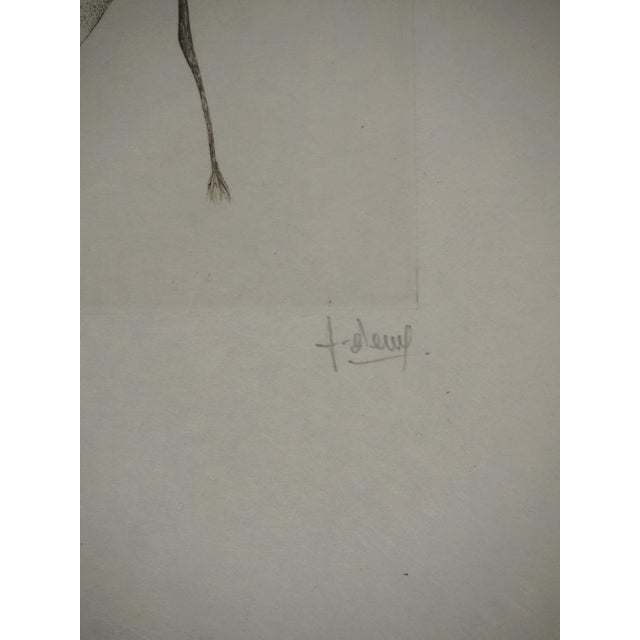 Fred Deux, Relative, Original Engraving For Sale - Image 4 of 6