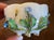 19th Century Antique Meissen Porcelain Tea Cup and Saucer With Applied Flowers and Hand Painted Insects For Sale - Image 5 of 15