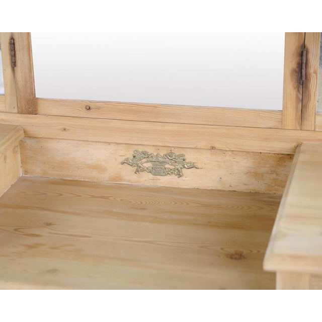 Pine Dressing Table with Mirror, 1920s For Sale - Image 4 of 11