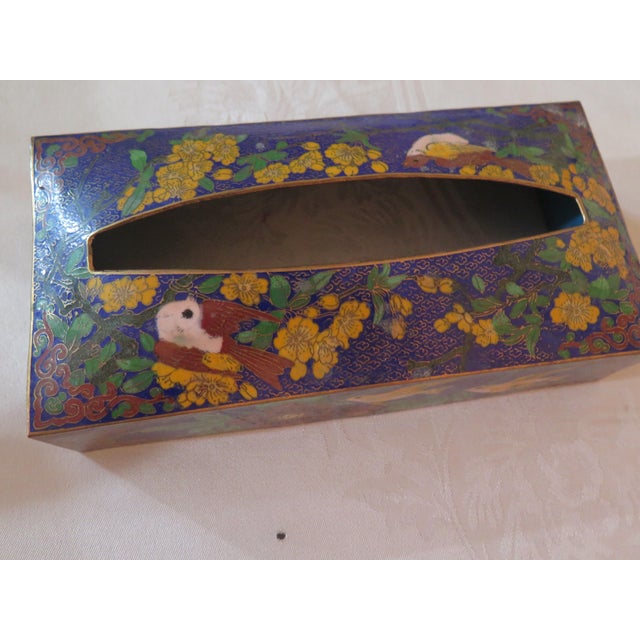 Cloisonné is an ancient art of encasing artistically place painted enamel into finle wispy pieces of brass, thus creating...
