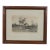 Antique George William Bohde Suburban Shanty Cottage Pond Landscape Etching 14" For Sale