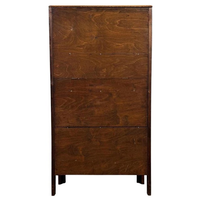 20th Century English Rustic Glazed Pine Display Cabinet For Sale - Image 9 of 12