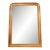 19th C. French Louis Philippe Giltwood Mirror With a Line Pattern For Sale