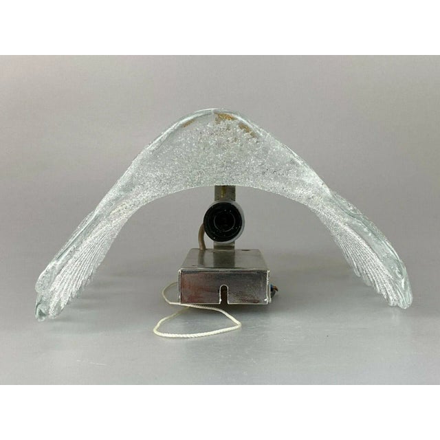 Metal Space Age Design Glass Wall Lamp For Sale - Image 7 of 10