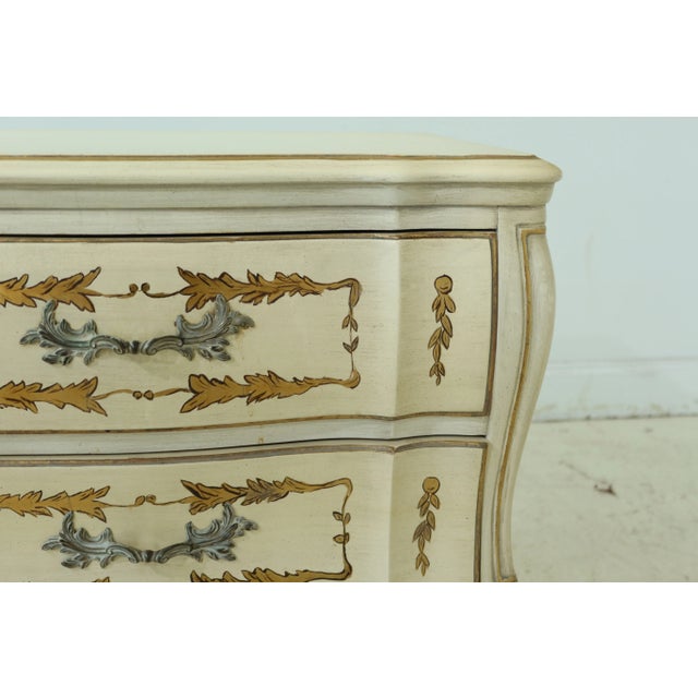 Venetian Paint Decorated Nightstands - a Pair For Sale - Image 4 of 13