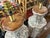 Vintage Pink Porcelain Cherry Blossom Lamps, a Pair For Sale - Image 4 of 11