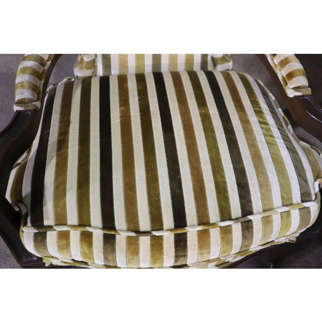 Mid 20th Century Pair of Mid-Century Throne Chairs - 2 Pieces For Sale - Image 10 of 12