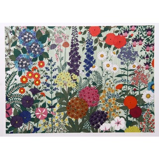 Jack Hofflander, Flowers, Serigraph For Sale