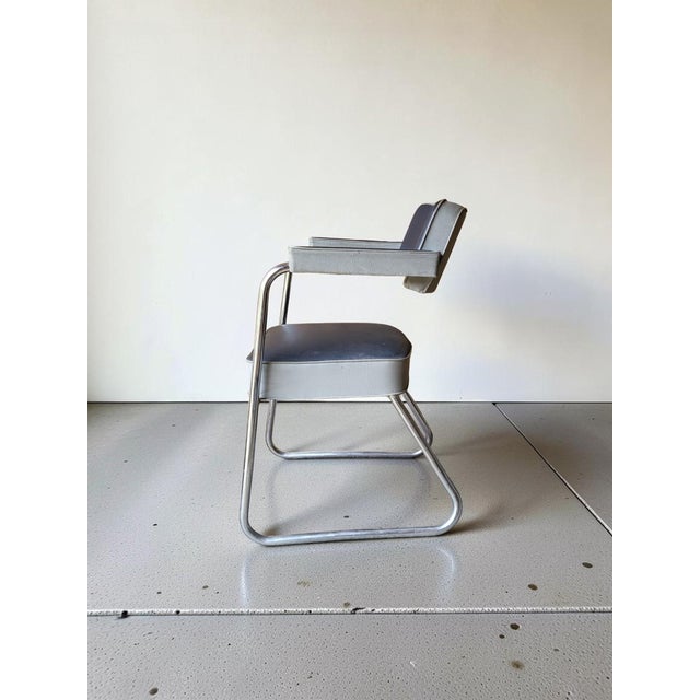 Black Armchairs in the style of Pullman Roneo, 1950s, Set of 2 For Sale - Image 8 of 11