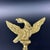 Vintage Solid Brass Eagle Bird of Prey Lamp Finial For Sale In Philadelphia - Image 6 of 6