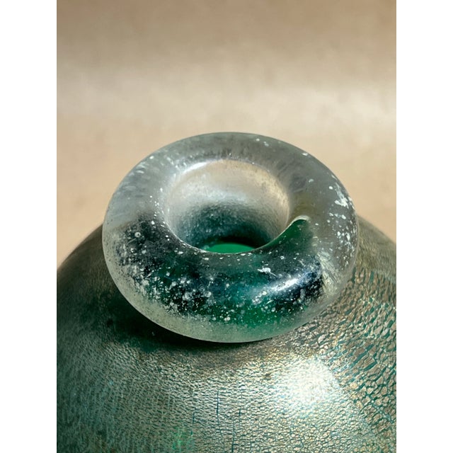 Italian 1970s Gambaro and Poggi Murano Scavo Scent Bottle For Sale - Image 3 of 6