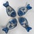 We are selling this cool set of Japanese blue and white fish form dishes. These dishes were probably intended for use with...