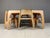 Very rare vintage, untouched and weathered dining set designed by Preben Fabricius and designed for Interplast. We offer 4...