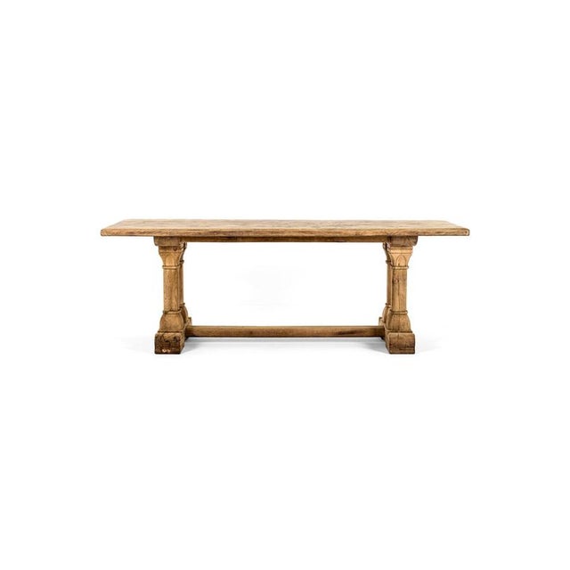 French Oak Monastery Table For Sale - Image 4 of 15