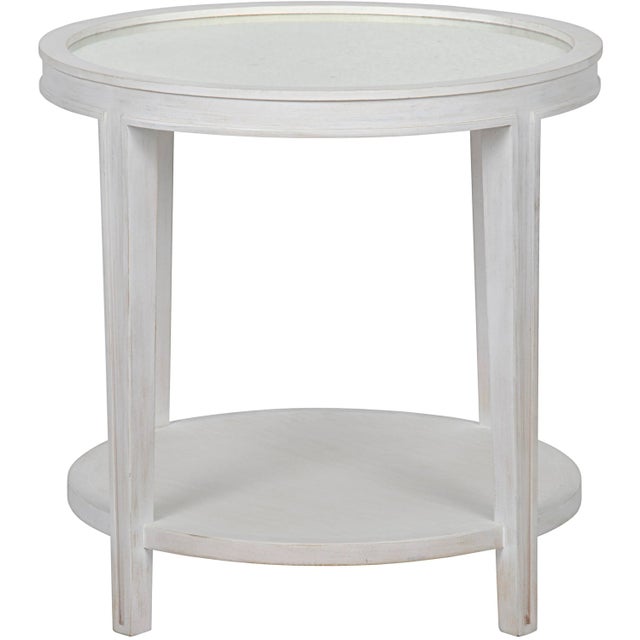 Contemporary NOIR Imperial Side Table in White Wash For Sale - Image 3 of 5