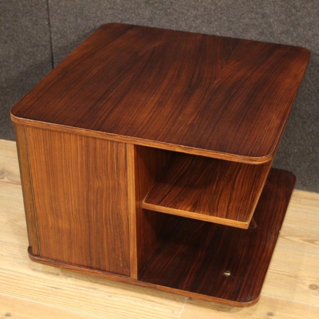 Brown Vintage Italian Coffee Table, 1970 For Sale - Image 8 of 12