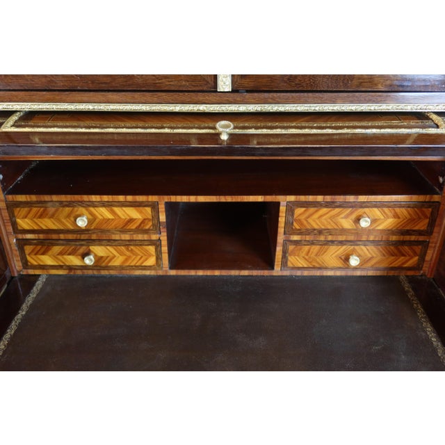 Napoleon III Brown Wood Desk For Sale - Image 13 of 16