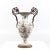 Metal Ornate Bronze and Ceramic White Vase For Sale - Image 7 of 8