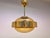 Mid-Century Space Age Brass and Glass UFO Pendant from Kamenicky Senov, 1970s For Sale - Image 3 of 9