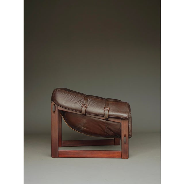Brown MP-91 Lounge Chairs by Percival Lafer for Móveis Lafer, 1970s, Set of 2 For Sale - Image 8 of 18