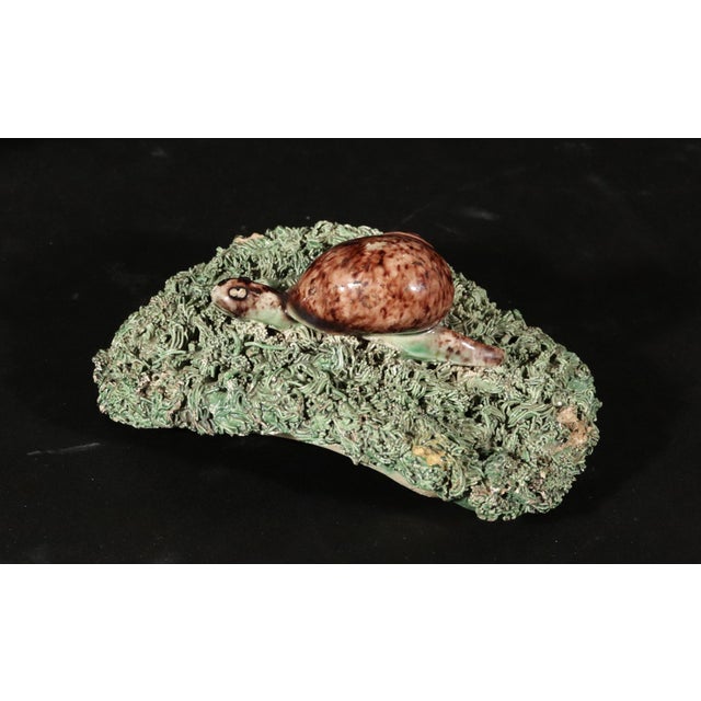 Verdant Terrarium: José A. Cunha's Palissy Ewer For Sale - Image 12 of 13