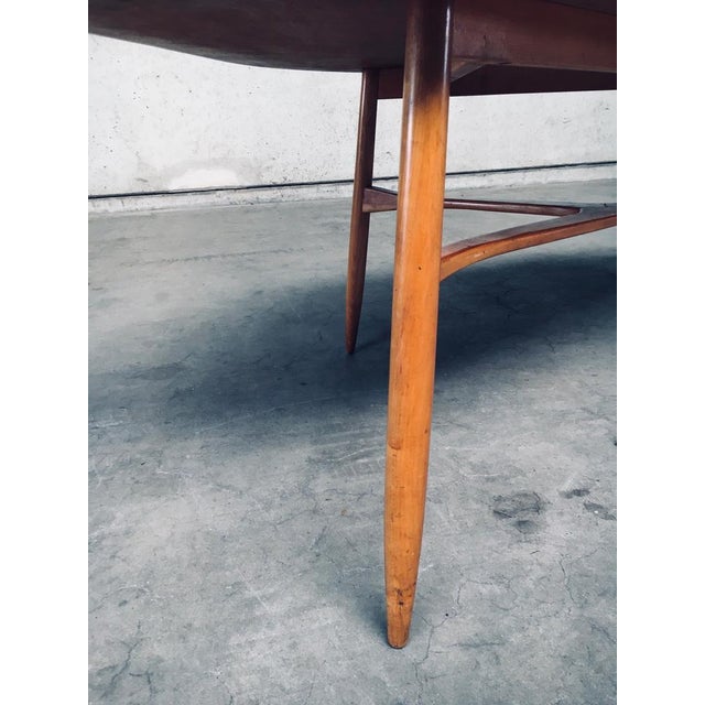 Midcentury Modern Boomerang Coffee Table attributed to Svante Skogh, Sweden, 1960s For Sale - Image 4 of 18
