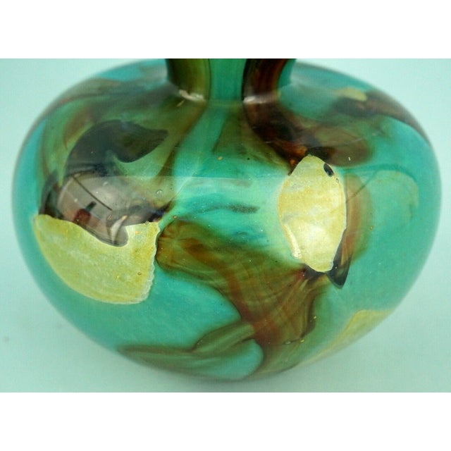 Vintage Submerged Blown Glass Vase from Mdina, 1970s For Sale - Image 16 of 18