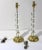 Metal 1930s Art Deco Lamps French for Table or Vanity Crystal and Polished Brass - a Pair For Sale - Image 7 of 13