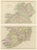 Cartographic Views of Irelands North and South Regions, 1882, Set of 2 For Sale - Image 6 of 6