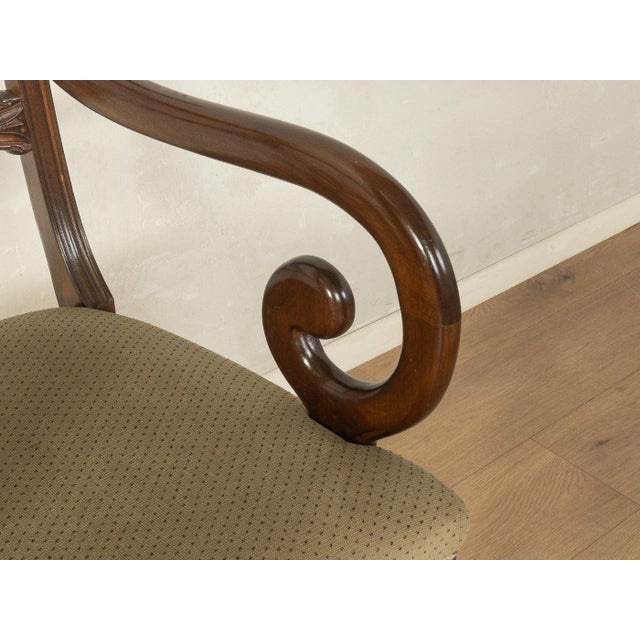 Vintage Regency English Armchair For Sale - Image 6 of 9