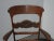 1930s Vintage French Country Brown Oak Side Chair W Cane Seat and Carved Backrest For Sale - Image 5 of 13