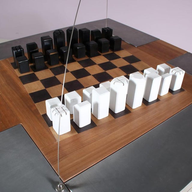 Pacifico Chess Table by Franco Bozzi and Duccio Trassinelli for Studio A.R.D.I.T.I, Italy, 1973 For Sale - Image 15 of 18