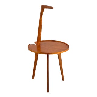 Cicognino Side Table in Wood attributed to Franco Albini for Poggi Pavia, Italy,1970s For Sale