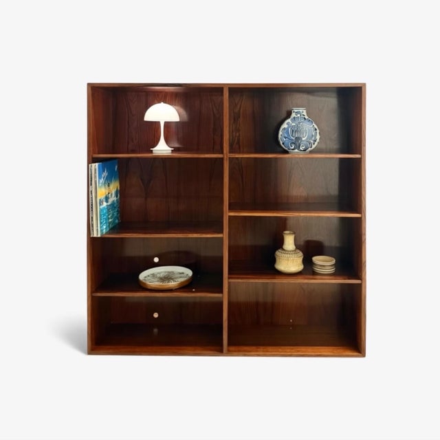 Danish Rosewood Model No. 6 Bookcase from Omann Junior, Denmark, 1960s For Sale - Image 9 of 9