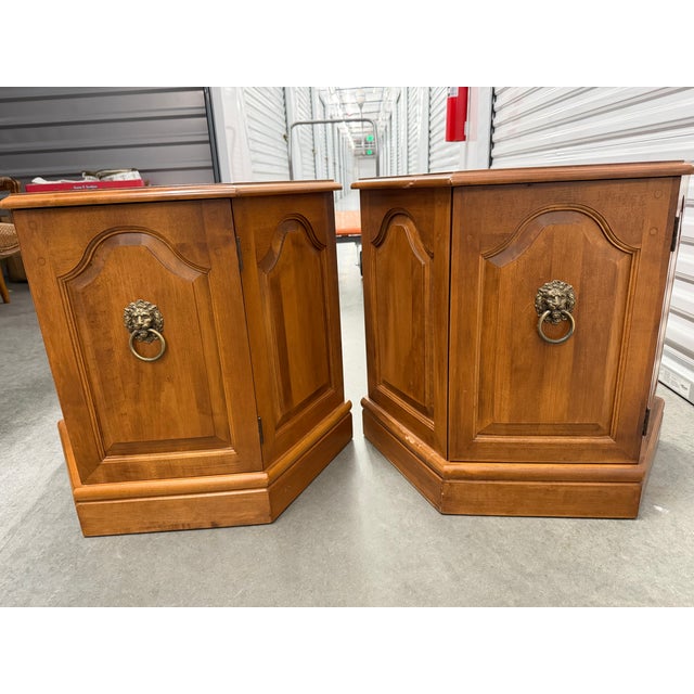 Late 20th Century Early American Hexagon Side Table For Sale - Image 9 of 9