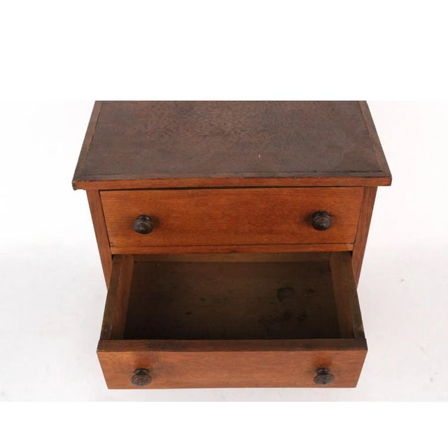 Antique Salesman Sample Federal Style Oak Chest of Drawers For Sale - Image 4 of 9