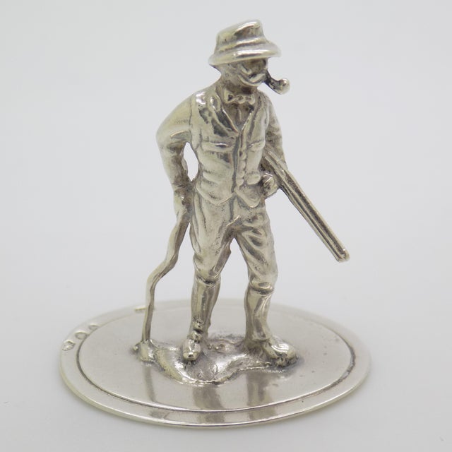 Vintage Silver 835 Country Gentleman Hunting Figurine, Netherlands, 1978 For Sale - Image 12 of 12