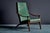 1960s Highback Lounge Chair in Teak and Green Leather from Arne Hovmand-Olsen, 1960s For Sale - Image 5 of 15